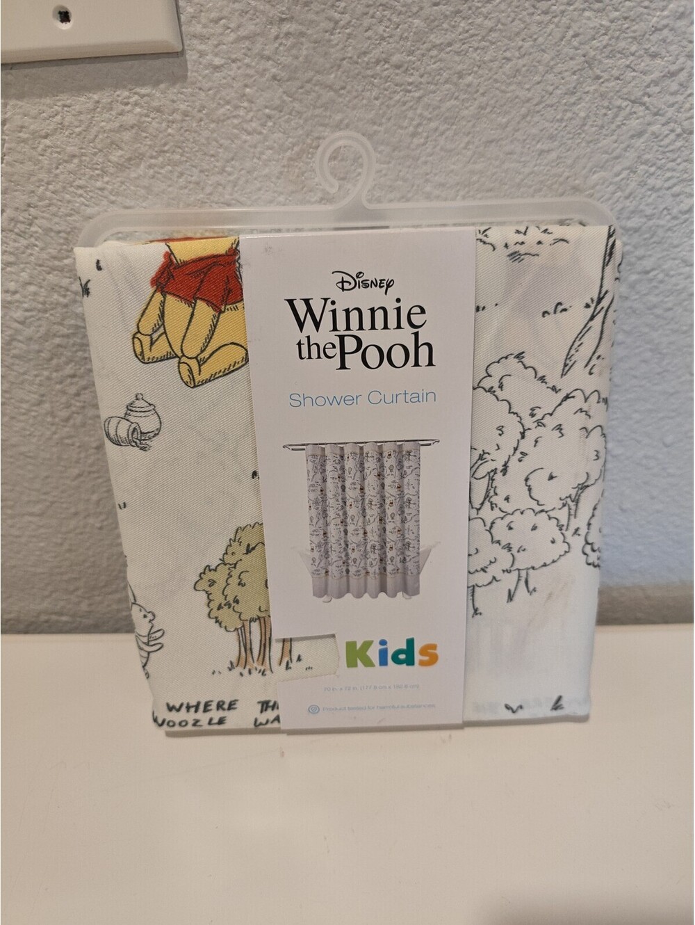 Winnie the Pooh Kids Shower Curtain